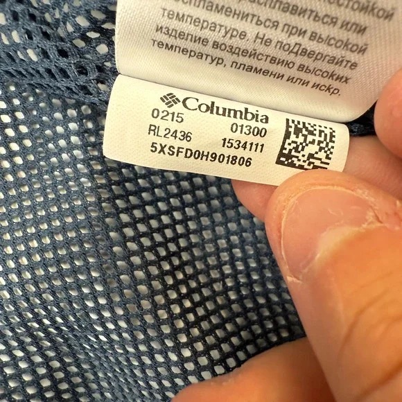 Columbia Jacket Womens XL Violet Blue Acadia II Rain Coat Omni Tech Waterproof - Picture 9 of 12